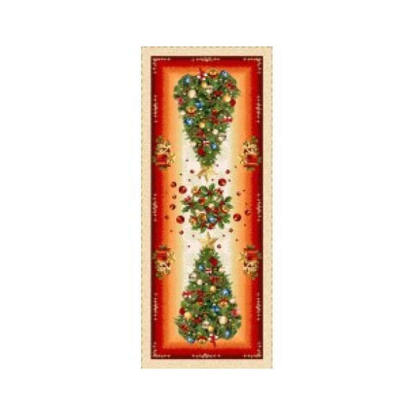 Ράνερ Χριστουγεννιάτικο στόφα 47X140cm 